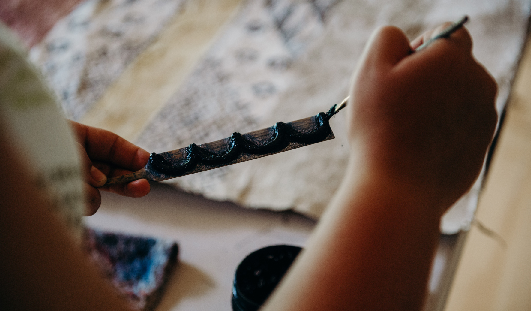 Maui artisan working