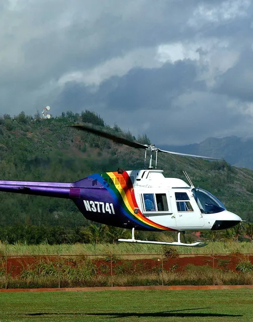 Helicopter on Kauai