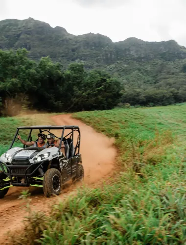 ATV excursion through Kipu Ranch Adventures on Kauaʻi in Hawaiʻi