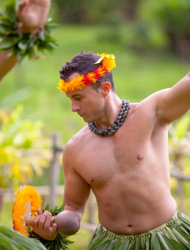 Male Hula Dancers