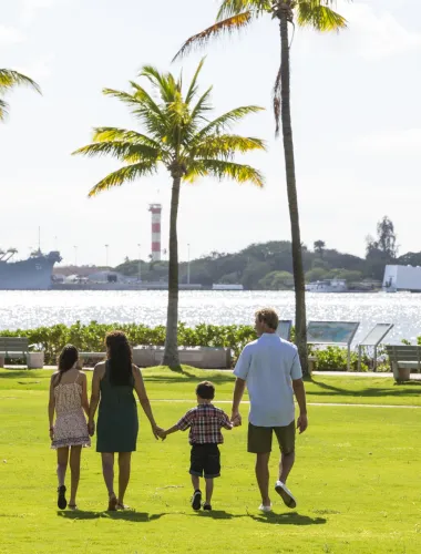Family at Pearl Harbor