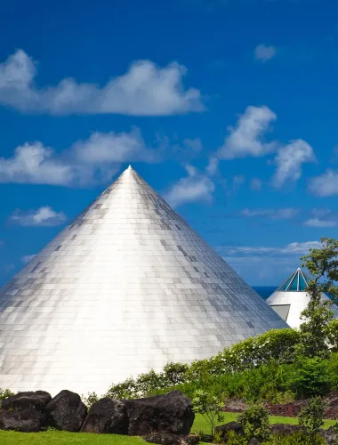 Exterior of ‘Imiloa Astronomy Center in Hilo on the Island of Hawaiʻi