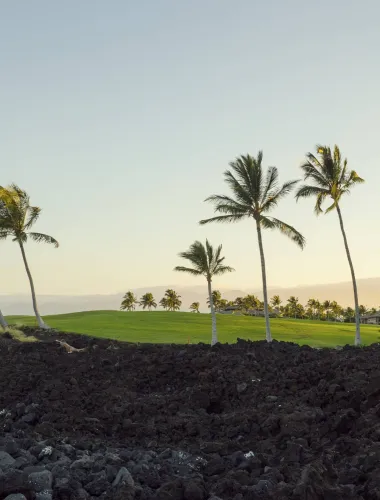 Golf course on Island of Hawaii