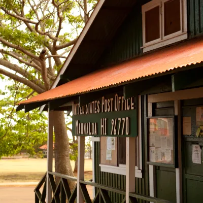 Historic post office in Maunaloa on Molokaʻi in Hawaiʻi