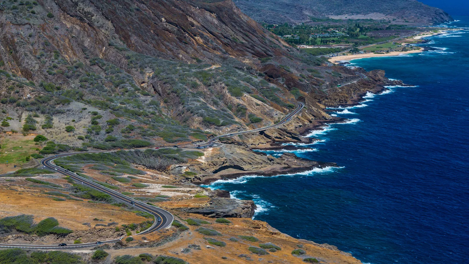 Aerial of the coastline of the Hawai‘i Kai area in eastern O‘ahu